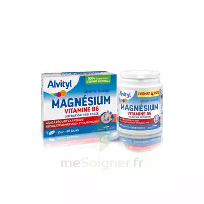 Alvityl Magnésium Vitamine B6 Libération Prolongée Comprimés Lp B/45 à Saint-Bonnet-de-Mure